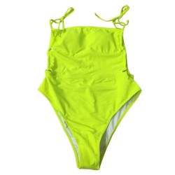 Summer Fluorescent Yellow Swimsuit Hot Spring Swimsuit