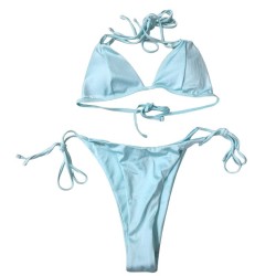 Fashion Bikini Swimsuit Patchwork Hot Spring Swimsuit
