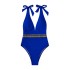 Butterfly Section Lace-Up One-Piece Sexy Backless Swimsuit