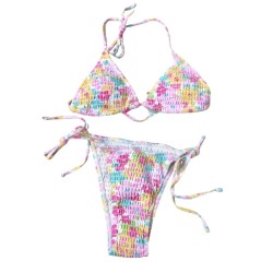  Separate Hit Cover Printed Sexy Swimsuit