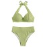 Swimsuit Separate Body Hanging Neck High Waist Bikini Swimsuit